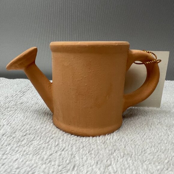 NWT Terra Cotta Watering Can Candle Holders, 2 1/2" T x 4 1/2" L x 2 1/4" D - Picture 3 of 7
